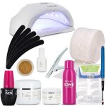 Kit manucure professionnel n�14 avec gels french et monophase lampe uv et accessoires