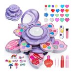 Kit de maquillage pour enfants - zgeer - ensemble de maquillage - rose - 3 ans et plus - fille