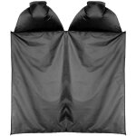 Matelas camping autogonflant 2 personne tapis de couchage gonflable avec oreiller - homyl - noir