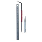 Kit mécanicien - outifrance - règle inox 20cm - pointeau - pointe à tracer Kit mécanicien - outifrance - règle inox 20cm - pointeau - pointe à tracer