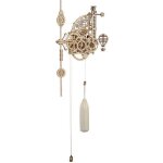 Kit de modle mcanique d?horloge  pendule - ugears aro - horloge puzzle 3d en bois