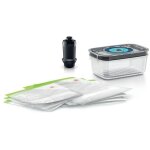Kit pour mise sous vide - bosch - msev6fs1 - bote sous vide avec bac 1 l - 3 sacs de 12 l + 3 sacs de ...