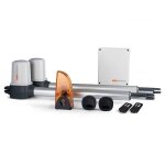 Kit moteur de portail deux battants - scs sentinel - opengate 1 - jusqu� 200 kg par vantail et 4 m�tres ...