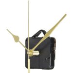Kit mouvement mécanisme silencieux d?horloge à quartz 3 aiguilles or décoratif Kit mouvement mécanisme silencieux d?horloge à quartz 3 aiguilles or décoratif