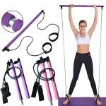 Kit multifonctionnel de barre de pilates dexercice de bton de forme physique de pilates robuste et rsistant ...