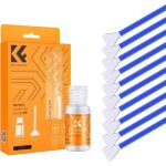 Kit de nettoyage photo 10pcs couvillons de 24mm pour capteur full frame 20ml liquide nettoyant pour ...