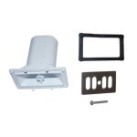 Kit de trop plein rectangulaire pour vide sauce avec tube annel