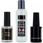 Kit ongle cleaner + primer + twin coat base top pour vernis semi - permanent