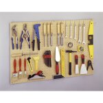 Mottez - kit panneau perfor� isorel compos� dun panneau isorel + 1 lot de 40 crochets universels pour ...
