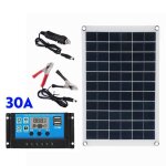 Kit panneau solaire 100w + contrôleur de charge solaire 30a pour charge la batterie 12v de camping - ... Kit panneau solaire 100w + contrôleur de charge solaire 30a pour charge la batterie 12v de camping - ...