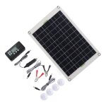 Kit de panneau solaire 50w - surenhap - silicium monocristallin - 30a - Écologique - portable Kit de panneau solaire 50w - surenhap - silicium monocristallin - 30a - Écologique - portable