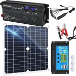 Kit de panneau solaire chargeur de batterie kit + régulateur de charge solaire convertisseur 12v / 24v ... Kit de panneau solaire chargeur de batterie kit + régulateur de charge solaire convertisseur 12v / 24v ...