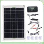 Kit de panneau solaire - v geby - 50w - silicium monocristallin - 30a - léger et portable Kit de panneau solaire - v geby - 50w - silicium monocristallin - 30a - léger et portable
