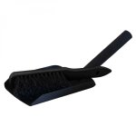 Kit pelle et balayette à cendre en fer 39 cm - noir - linxor Kit pelle et balayette à cendre en fer 39 cm - noir - linxor