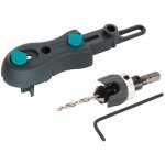 Kit de per�age pour terrasse bois avec guide de per�age et foret fraisoir damorcage - wolfcraft 6960000 ...