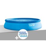 Kit piscine autoport�e intex easy set 457 x 084 m + 6 cartouches de filtration