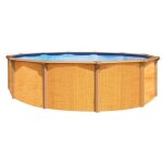 Kit piscine hors sol acier trigano osmose - 495 x 132 cm - ronde (livre avec un filtre  sable un tapis ...