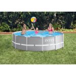 Kit piscine hors sol tubulaire intex - pris frame - 366 x 99 cm - ronde (livr�e avec pompe cartouche ...