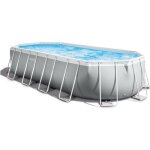 Kit piscine hors sol tubulaire intex - pris frame - 610 x 305 x 122 cm - ovale (pompe b�che tapis de ...