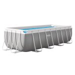 Kit piscine hors sol tubulaire intex - prism frame - 400 x 200 cm - rectangulaire (epurateur � cartouche ...
