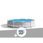 Kit piscine tubulaire intex prism frame ronde 366 x 076 m + 6 cartouches de filtration