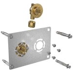 Kit plaque robifix pour tube per ou pb - entraxe 50mm - raccord coudé à glissement - Ø sortie m3 / 8 ... Kit plaque robifix pour tube per ou pb - entraxe 50mm - raccord coudé à glissement - Ø sortie m3 / 8 ...
