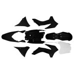 Kit plastique type ktm - noir - dirt bike