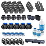 Kit de plomberie piscine diam�tre 50 mm