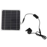 Kit de pompe  eau solaire - surenhap - 50w - fonction stockage 24h - dbit 800l / h - matriau abs