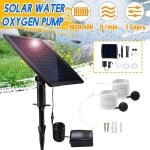Kit pompe � oxyg�ne � energie solaire + panneau solaire pour jardin