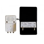 Kit prampli uhf - triax - tlc 8135 - gain 35db - alimentation 24 vdc - 1 entre / 1 sortie