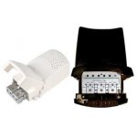 Kit pramplificateur - televes - 5678 - 3 entres - alimentation - coupleur satellite