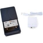 Kit pramplificateur dantenne tv johansson pour tnt hd avec filtre 5g / lte actif et alimentation - noir ...