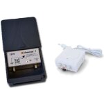 Kit pramplificateur d?antenne tv johansson - tnt hd - filtre 5g / lte - alimentation - noir / rouge