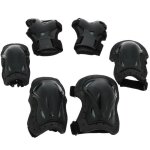 Kit protection roller skateboard skate gear blk 3 pack jr - rollerblade Kit protection roller skateboard skate gear blk 3 pack jr - rollerblade