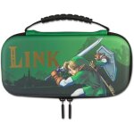 Kit de protection - zelda : link hyrule - protection �cran + chiffon + applicateur - switch lite
