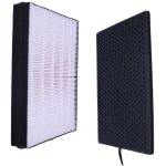 Kit de rechange filtre � charbon actif et filtre hepa pour philips ac3256 / 60 - sillar - fy3432 / 10 ...