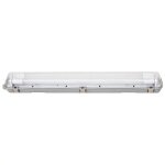 Kit r�glette led ip65 - silumen - 2 tubes n�on 150cm t8 22w - blanc chaud 2300k - 4048 lm