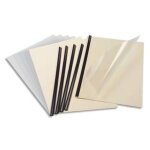 Kit de reliure manuelle pour 5 dossiers serodo coloris ivoire