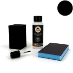 Kit retouche peinture cuir / simili - cuir (0 - noir ral 9005) - sofolk - entretien pour siège et volant ... Kit retouche peinture cuir / simili - cuir (0 - noir ral 9005) - sofolk - entretien pour siège et volant ...