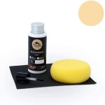 Kit retouche peinture cuir / simili - cuir (8 - beige clair) - sofolk - entretien pour si�ge et volant ...