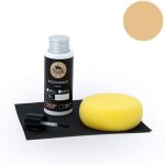 Kit retouche peinture cuir / simili - cuir (9 - beige) - sofolk - entretien pour si�ge et volant de voiture ...