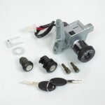 Kit serrure pour scooter honda 125 sh apr�s 2005 - teknix - 35010kft720 - 2 points - a cl� - en applique ...