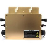 Kit solaire wvc - 600 - micro onduleur solaire - mppt ip65 - 600 w - or
