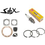 Kit solex 2200 3800 5000 micron : joint + membrane + bougie ngk b4h + segment piston velosolex cyclomoteur ... Kit solex 2200 3800 5000 micron : joint + membrane + bougie ngk b4h + segment piston velosolex cyclomoteur ...