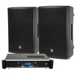 Kit sono dj - power dynamics - pda - b500 - systme complet - 2 cbles de 5m - filaire