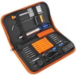 Kit de soudage 220v iron electrique rglable 60w fer  souder 6 pcs soudure avec pompe  dessouder support ...