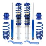 Kit suspension combin� filet� pour vw bora golf iv new beetle / pour audi a3 / pour seat leon / pour ...