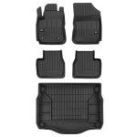 Kit tapis de sol et coffre pour citroen c4 cactus 2014 - 2020 tpe noir