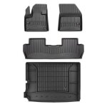 Kit tapis de sol et coffre pour peugeot 5008 2017 - 2022 tpe noir Kit tapis de sol et coffre pour peugeot 5008 2017 - 2022 tpe noir